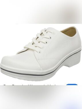 Dansko Men's White Low-Top Canvas Sneaker
